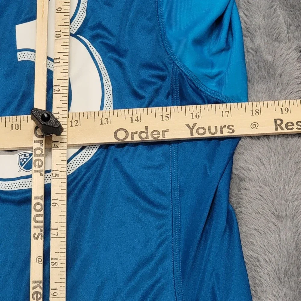 Columbus‎ Crew Adidas Jersey Mens Medium (Fits Small) Blue MLS Soccer Acura #53